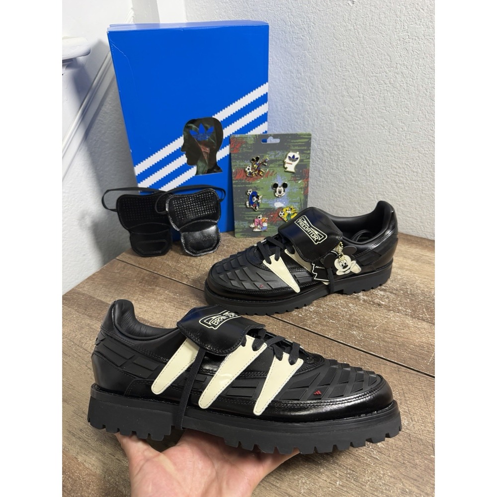 Adidas Brain Dead X Disney X Adidas Predator Sneakers Black KJ4289 Size 10.5 NEW